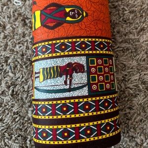 Ghanaian print clutch